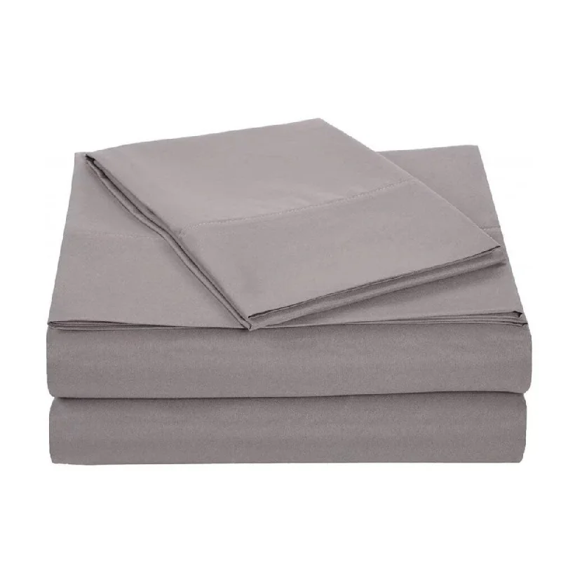 Moisture - Wicking Cotton Sheets for a Dry and Comfortable SleepQueen Size Bed Sheet Set Brushed Microfiber Sheets Bedding 4 Pcs