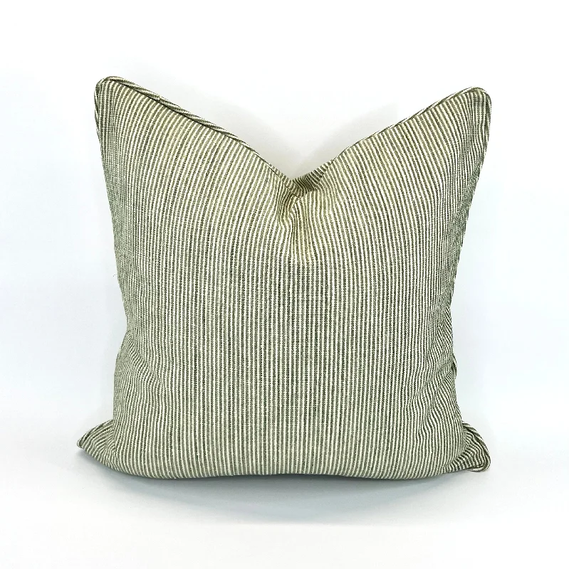 Bolster Pillows for Sofa DecorationDecorative Pillow Cover in Bottom Line Devon Green