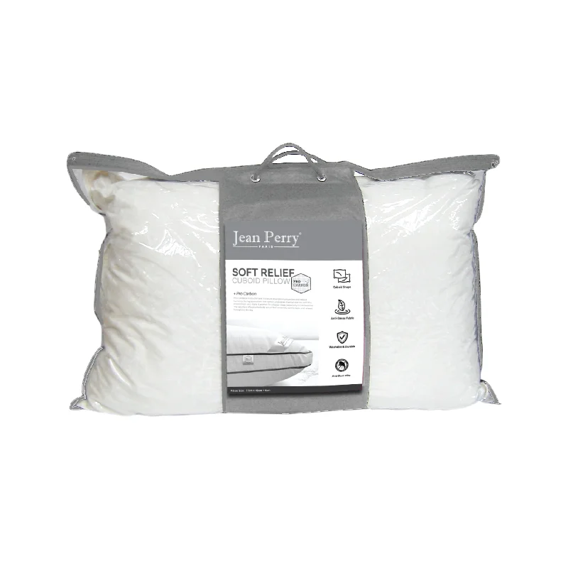 Plush Pillows for a Cozy BedJean Perry Soft Relief Cuboid Pillow