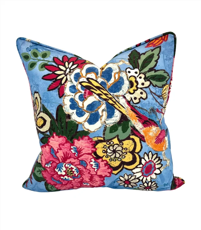 Hypoallergenic Pillows for Allergy SufferersFloral Dailiang BlueBell Bird Decorative Pillow Cover