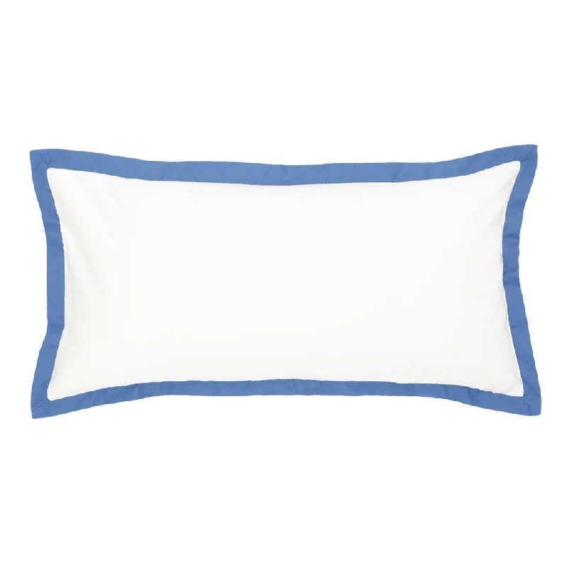 Moisture - Wicking Cotton Sheets for a Dry and Comfortable SleepThe Linden Capri Blue Throw Pillow