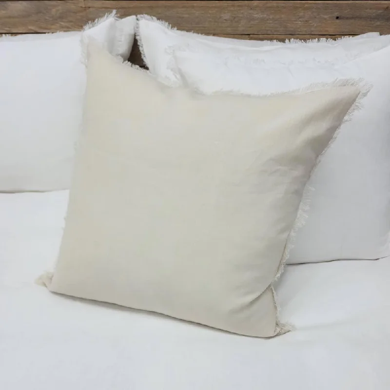 Decorative Pillows for Living Room MakeoverLinen Frayed Cushion Cover