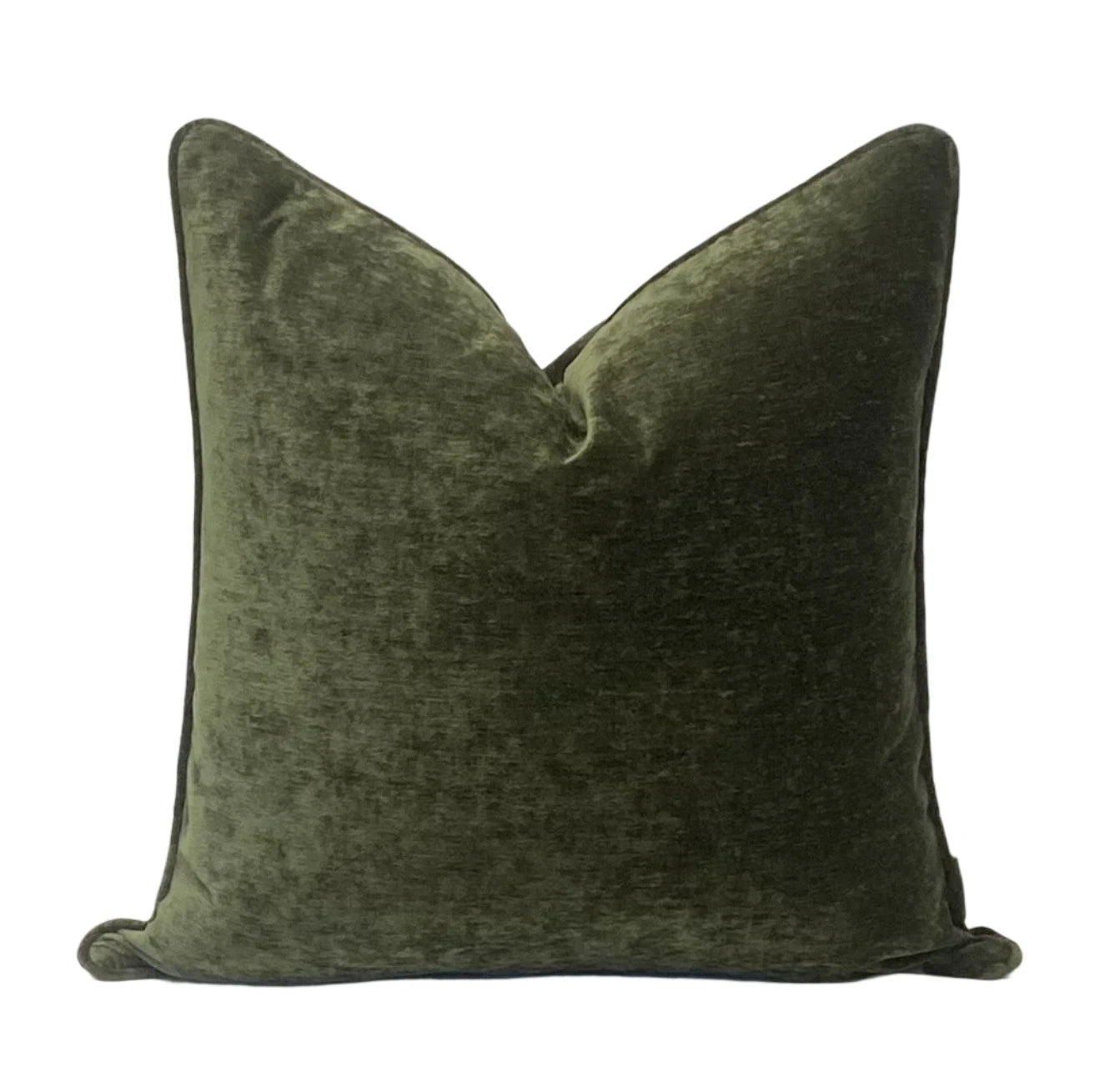 Bolster Pillows for Sofa DecorationDecorative Pillow Cover in Crypton Home Lush Moss Velvet Fabric