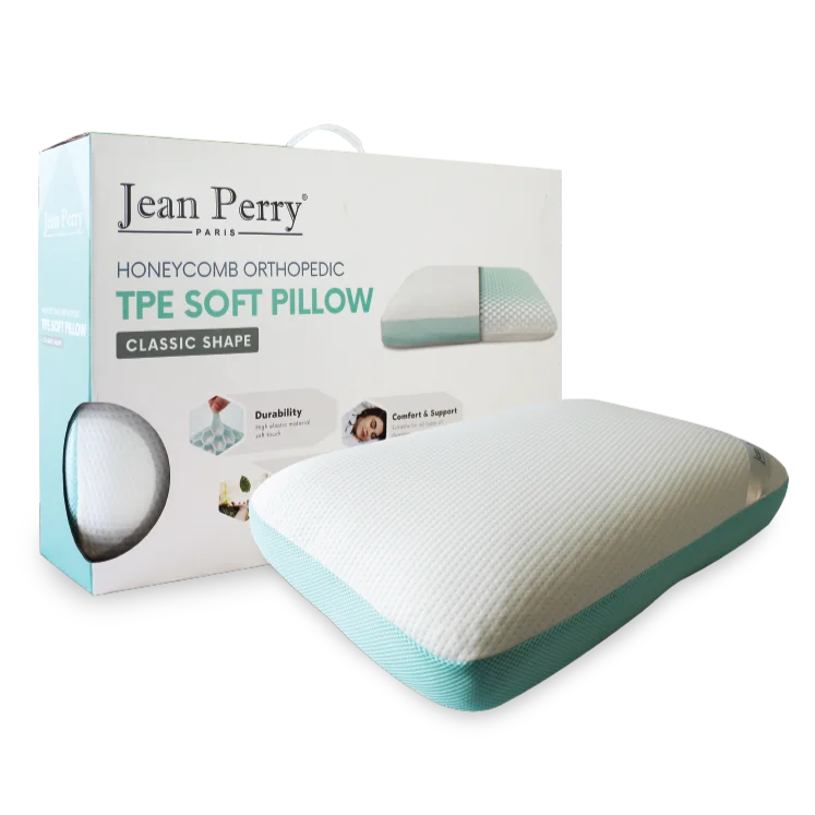 Pregnancy Pillows for Expectant MothersJean Perry Honeycomb Orthopedic TPE Soft Classic Memory Pillow