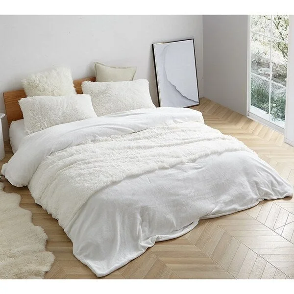 Thermal - Regulating Bamboo Sheets for All - Season ComfortComa Inducer Bed Sheet Set - Are You Kidding? - White