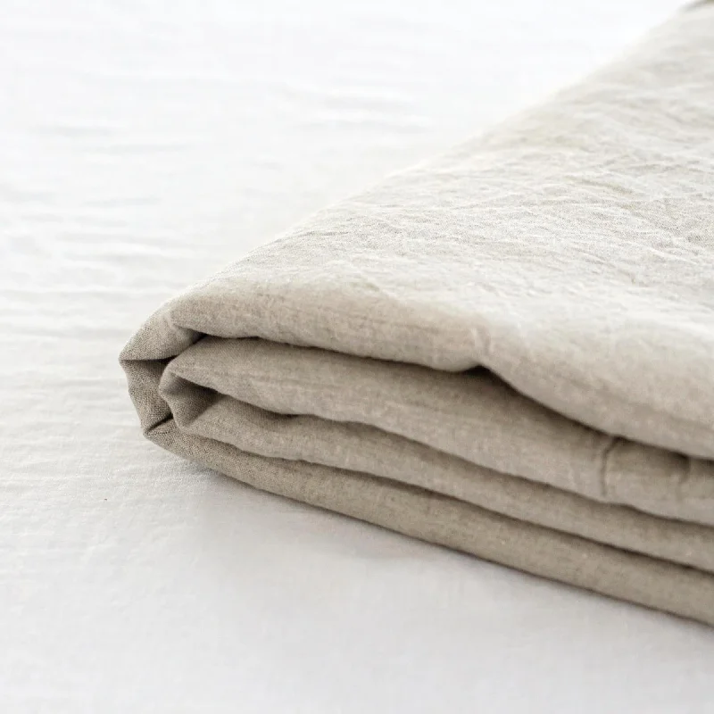 Jersey - Knit Sheets for a Comfortable and Casual BedNatural Linen Fitted Sheet