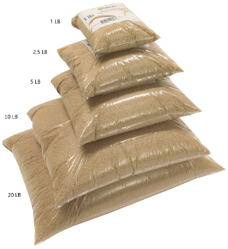 Hypoallergenic Pillows for Allergy SufferersMillet Hulls fill - Organic - for Pillows Cushions and Crafts