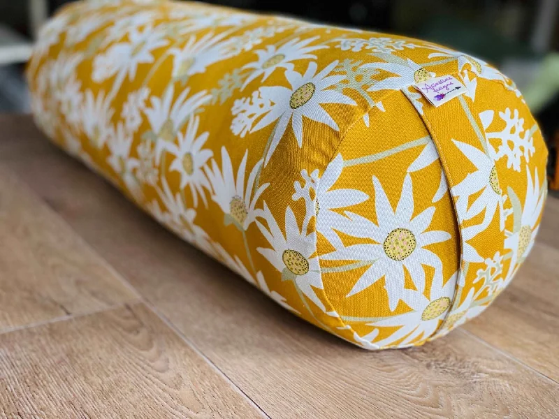 Plush Pillows for a Cozy BedMustard Flowers - Eye Pillow