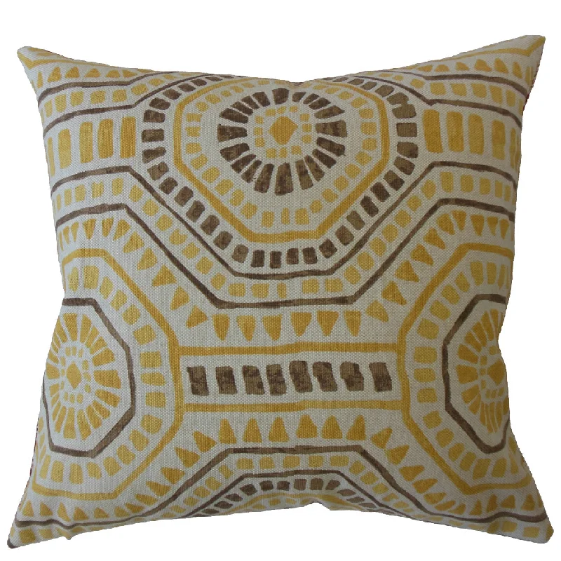 Round Pillows for Boho-Style InteriorsNahuatl Throw Pillow