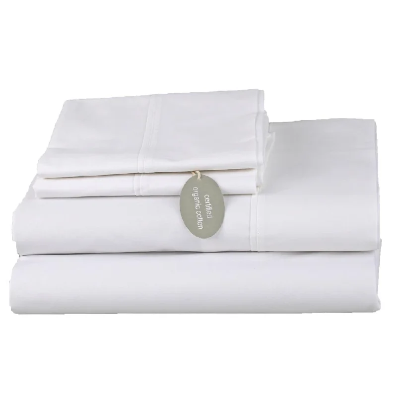 Silk Pillows for Smooth Skin and HairDouble Organic Cotton Sheet Set