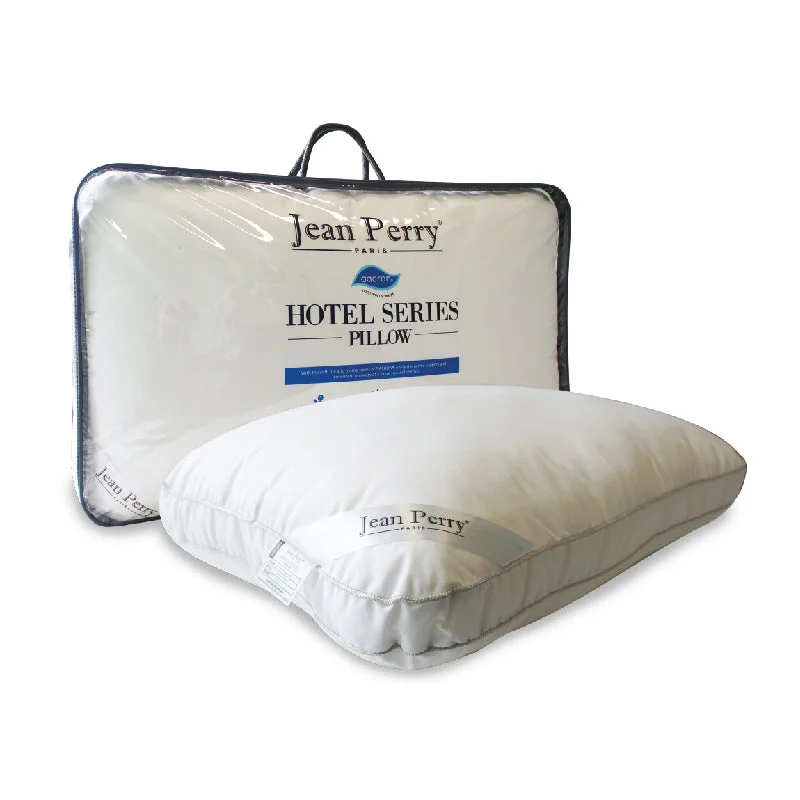 Cotton Pillows for Natural ComfortJean Perry Hotel Series Soft Support Pillow