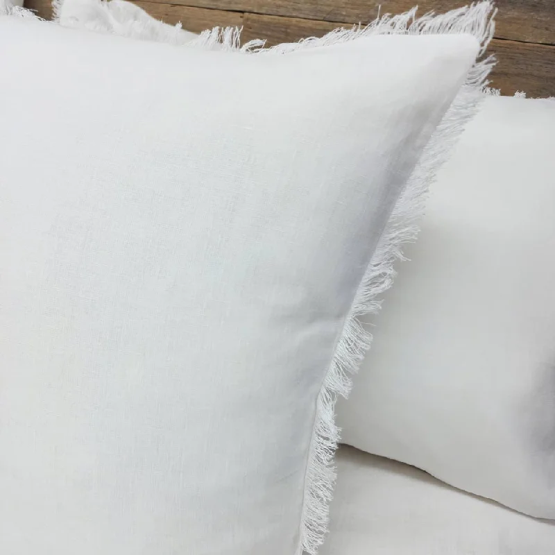 Hypoallergenic Pillows for Allergy SufferersLinen Frayed Cushion Cover