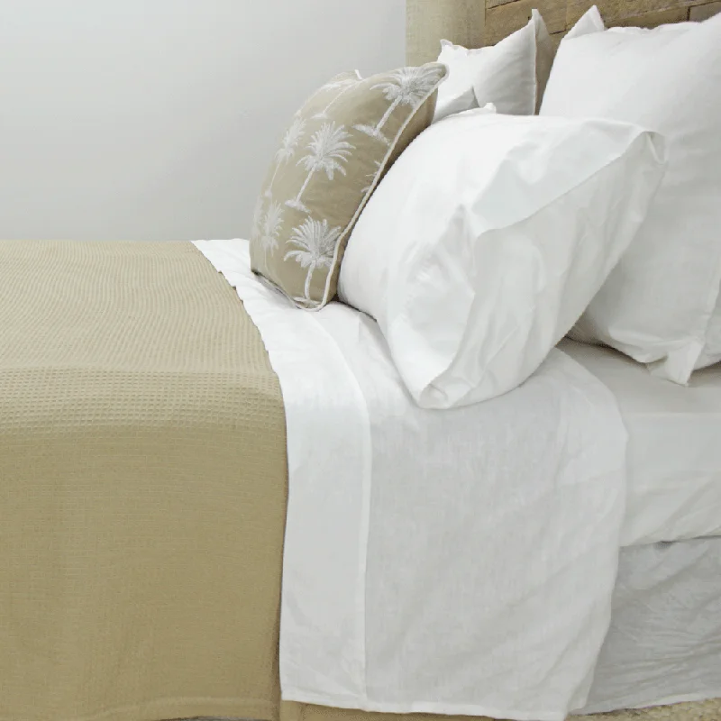 Cotton Pillows for Natural ComfortOrganic Cotton Waffle Coverlet