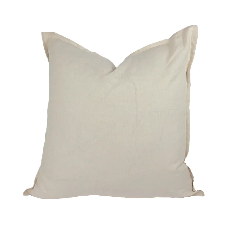 Down Alternative Pillows for Ethical ChoicesLinen Cushion Cover Stone