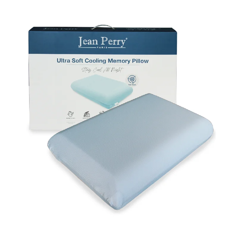 Square Pillows for Modern Home DecorJean Perry Ultra Soft Cooling Memory Pillow