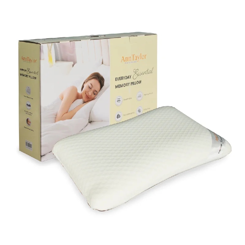 Firm Pillows for Side SleepersAnn Taylor Everyday Essential Memory Pillow