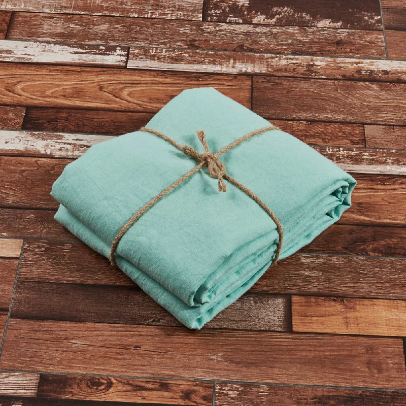 Quilted Cotton Sheets for a Warm and Inviting BedBed Linen Flat Sheet Aqua Green