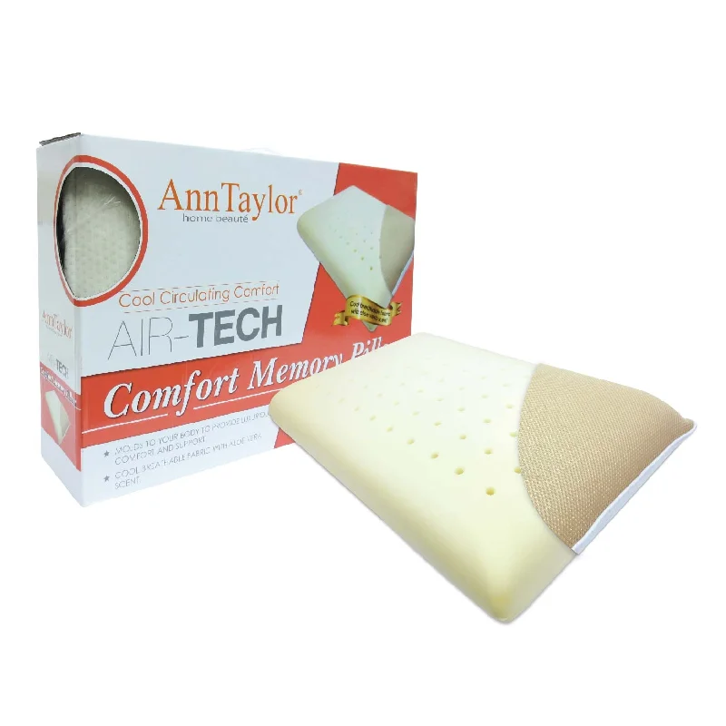 Silk Pillows for Smooth Skin and HairAnn Taylor Air-Tech Comfort Memory Pillow