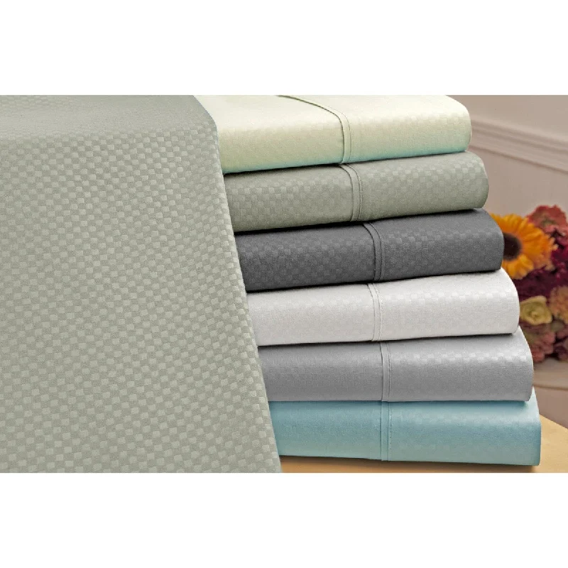 Jersey - Knit Sheets for a Comfortable and Casual BedUS Army 6 Piece Embossed Check Sheet Set