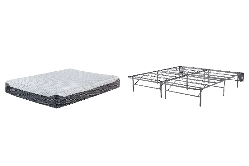 King - size mattresses for spacious master bedrooms10 Inch Chime Elite Mattress with Foundation