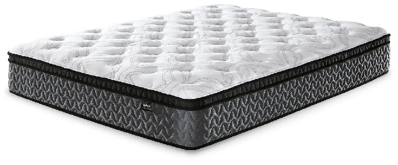 Bamboo - charcoal infused mattresses for odor absorption12 Inch Pocketed Hybrid Queen Mattress