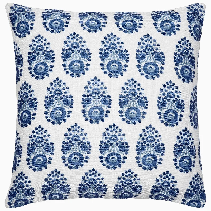 Twin XL duvet covers designed for extra - long twin beds, often used in college dormsAdira Indigo Outdoor Decorative Pillow