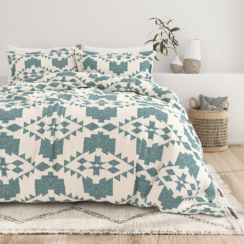 Light - blocking duvet covers for a better sleep during the dayAdobe Diamond Pattern 3-Piece Duvet Cover Set