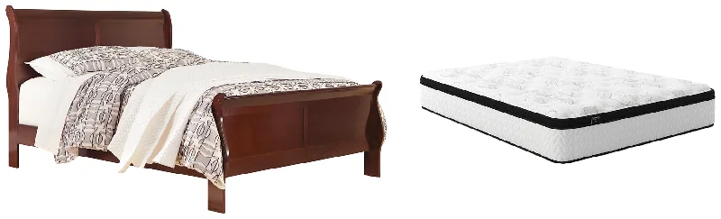 Organic cotton mattresses for a chemical - free sleep surfaceAlisdair Queen Sleigh Bed with Mattress