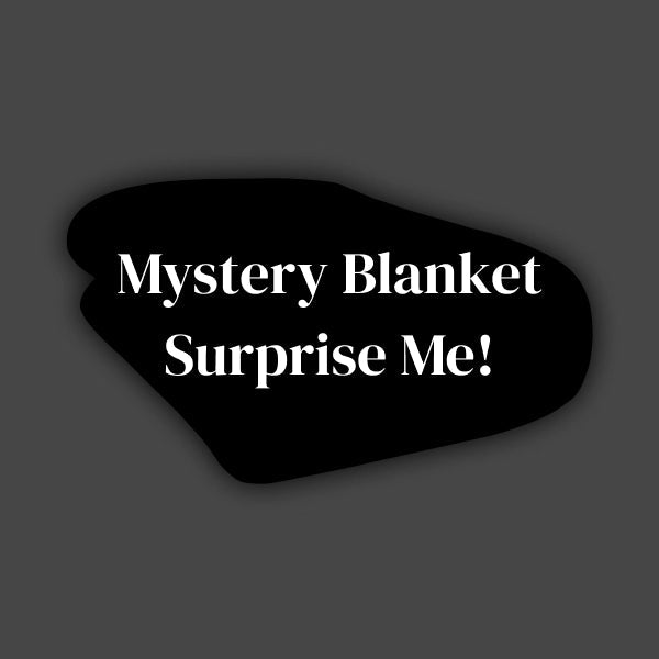 Linen blankets with a rustic and textured lookMystery Blanket Surprise Me!