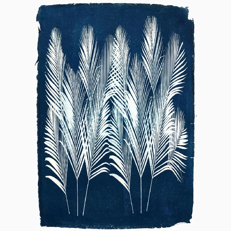 Duvet covers that coordinate with existing bedroom furnitureAreca Palm Cyanotype