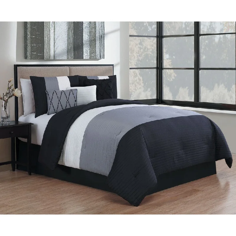 Full - size comforters suitable for full - sized beds in guest rooms or small bedroomsAvondale Manor Manchester 7-piece Comforter Set