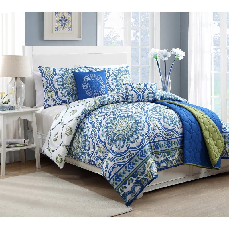 King - size comforters to fit large king - sized beds perfectlyAvondale Manor Talila 6-piece Comforter Set With Coverlet