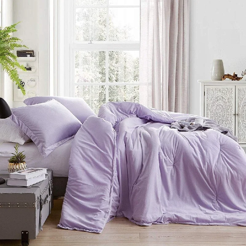 Goose down comforters known for their superior quality and insulationBaby Bird - Coma Inducer® Oversized Comforter Set - Orchid Petal