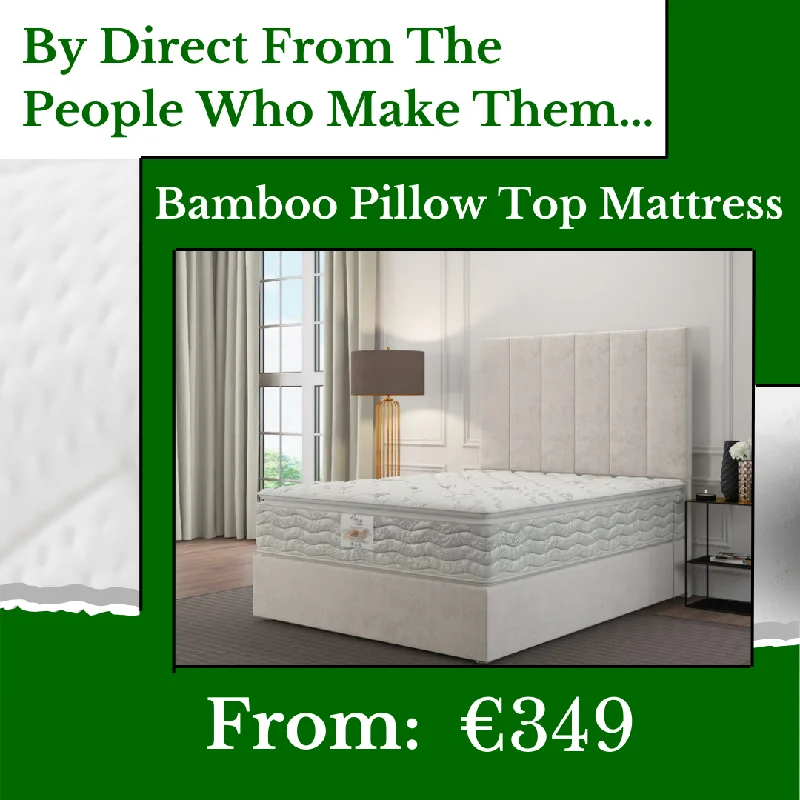 Organic cotton mattresses for a chemical - free sleep surfaceBamboo Pillow Top Mattress