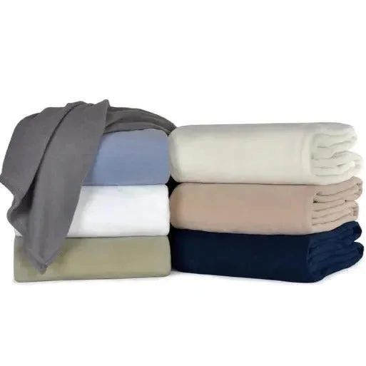 King - size blankets to cover large beds comfortablyBHM Collection Light Weight Fleece Blankets 2 PK