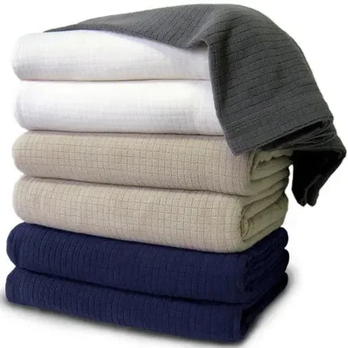 Rayon from bamboo blankets for a silky and breathable feelBPS Collection Grid Pattern Fleece Blankets 2 PK