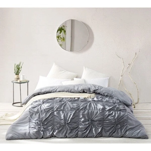 Microfiber - filled comforters that are lightweight and easy to care forBYB Alloy Bundles Handcrafted Series Comforter (Shams Not Included)