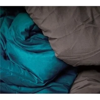 Silk - filled comforters for a luxurious and smooth touchBYB Granite Gray/Ocean Depths Teal Reversible Twin XL Comforter