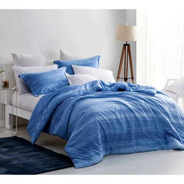 Wool - filled comforters with natural moisture - wicking and temperature - regulating featuresBYB Ombre Current Blue Comforter (Shams Not Included)