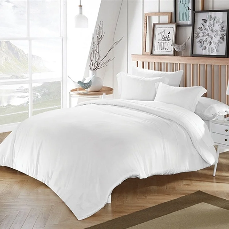 Wool - filled comforters with natural moisture - wicking and temperature - regulating featuresBYB White Bamboo Modal Comforter (Shams Not Included)