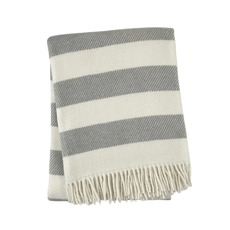 Bamboo fiber blankets with natural antibacterial propertiesCandy Stripe Fringed Throw - Can be Monogrammed