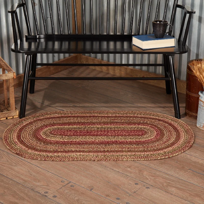 Cider Mill Jute Rug Oval w/ Pad 27x48