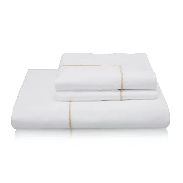 Egyptian cotton duvet covers for a luxurious and soft feelClassic Cotton Percale One Row Cord Bed Linen