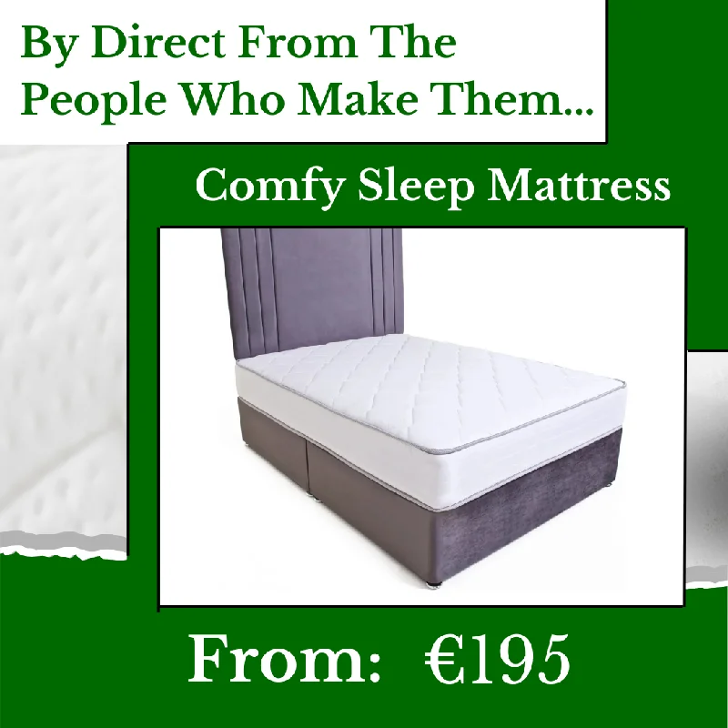 Hybrid mattresses combining foam and innerspring technologyComfy Sleep Mattress