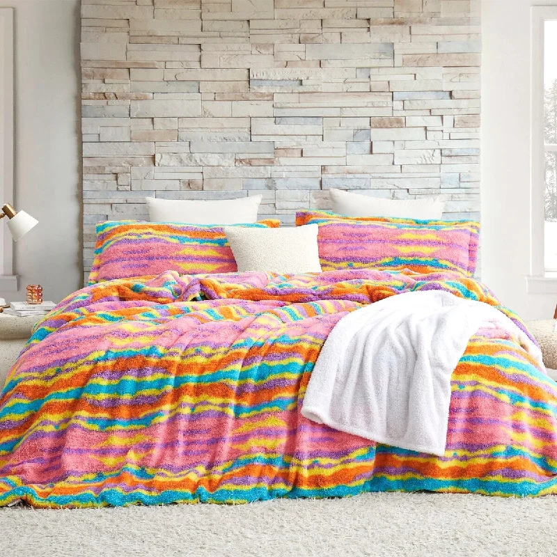 Down - filled comforters for supreme warmth and lightnessCozy Rivers - Coma Inducer® Oversized Comforter Set - Sherbet