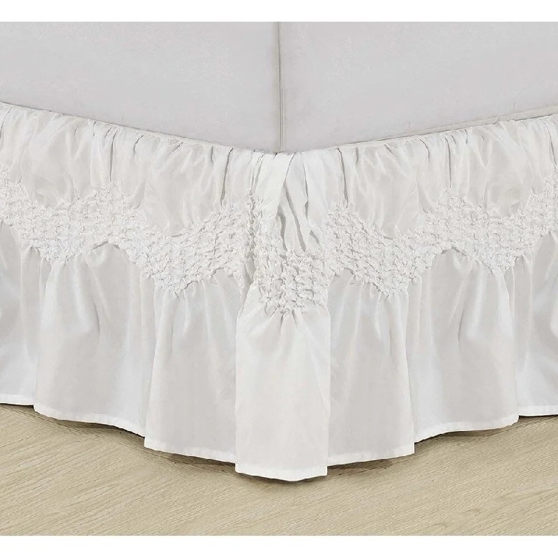 Elegant Comfort Wrinkle Resistant Puff Collection Ruffled Bedskirt