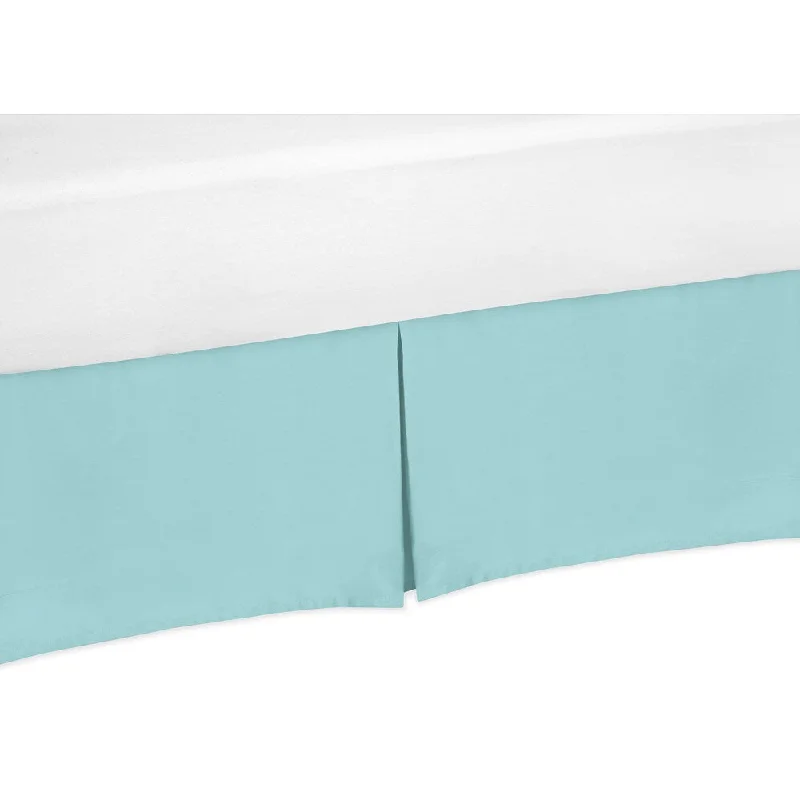 Emma Collection Blue Queen Bedskirt by Sweet Jojo Designs