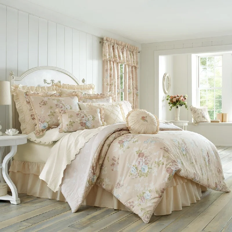 Duck down comforters with a softer feel and good warmth retentionFive Queens Court Andrea 4 Piece Comforter Set