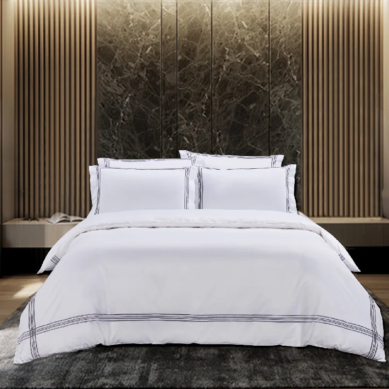 Bamboo - derived duvet covers with antibacterial and moisture - wicking propertiesGiorgio White Duvet Cover