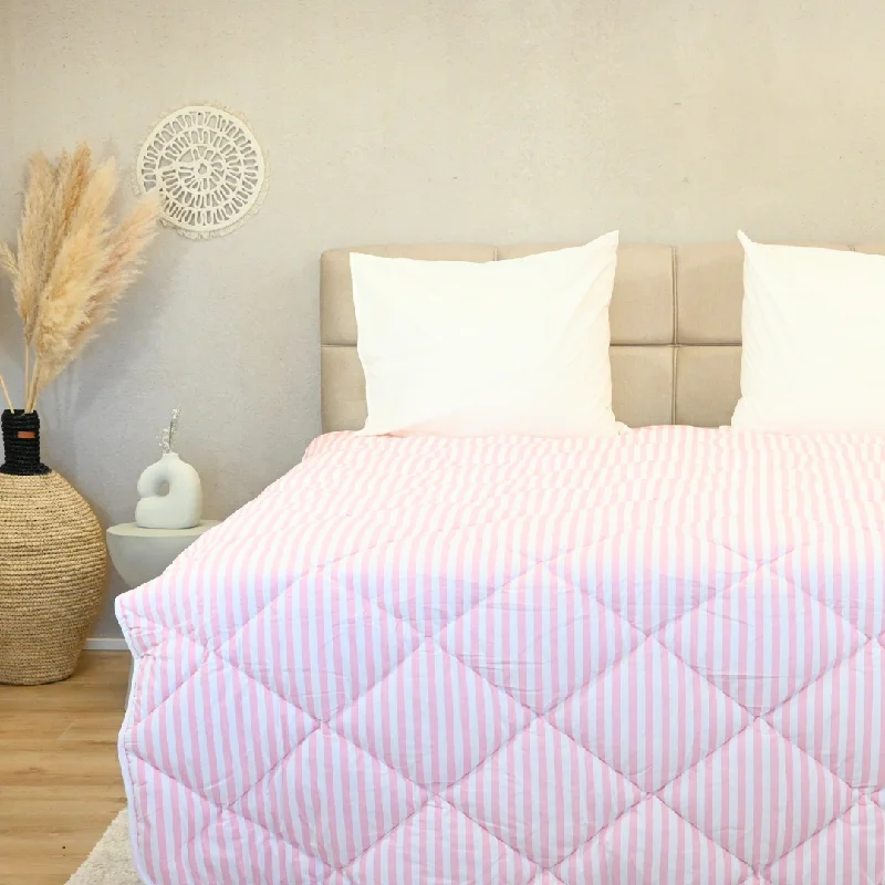 Linen duvet covers with a natural texture and breathabilityHappyDuvet Cotton Candy - 100% Cotton All season Coverless duvet